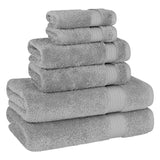 American Soft Linen Bekos 100% Cotton Turkish Towels 6 Piece Bath Towel Set with 18 Different Colors