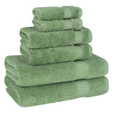 American Soft Linen Bekos 100% Cotton Turkish Towels 6 Piece Bath Towel Set with 18 Different Colors