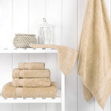 American Soft Linen Bekos 100% Cotton Turkish Towels 6 Piece Bath Towel Set with 18 Different Colors