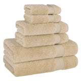 American Soft Linen Bekos 100% Cotton Turkish Towels 6 Piece Bath Towel Set with 18 Different Colors