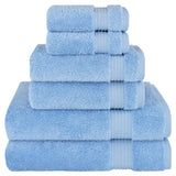 American Soft Linen Bekos 100% Cotton Turkish Towels 6 Piece Bath Towel Set with 18 Different Colors