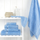 American Soft Linen Bekos 100% Cotton Turkish Towels 6 Piece Bath Towel Set with 18 Different Colors