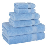 American Soft Linen Bekos 100% Cotton Turkish Towels 6 Piece Bath Towel Set with 18 Different Colors