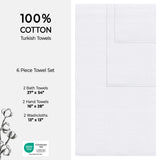 American Soft Linen Bekos 100% Cotton Turkish Towels 6 Piece Bath Towel Set with 18 Different Colors