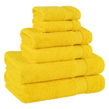 American Soft Linen Bekos 100% Cotton Turkish Towels 6 Piece Bath Towel Set with 18 Different Colors