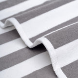 Cabana Striped Premium Beach Towels, Premium Cotton, 30x60 Inches, Soft, Absorbent, Sand Free Swim Towels