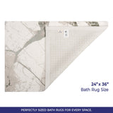 American Soft Linen Emest Bath Rug – 24"x36" Decorative Premium Cotton Bath Mats for Bathroom