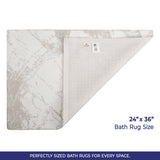 American Soft Linen Emest Bath Rug – 24"x36" Decorative Premium Cotton Bath Mats for Bathroom