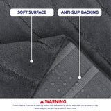 American Soft Linen Katiy Bath Rug – 21x34 Inches Non-Slip Premium Cotton Comfort - Bath Mats for Bathroom