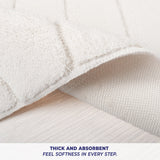 American Soft Linen Katiy Bath Rug – 21x34 Inches Non-Slip Premium Cotton Comfort - Bath Mats for Bathroom