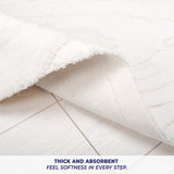 American Soft Linen Lovi Bath Rug – 21"x34" Premium Cotton, Non-Slip Design - Bath Mats for Bathroom