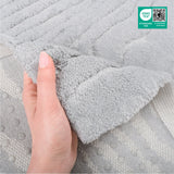 American Soft Linen Lovi Bath Rug – 21"x34" Premium Cotton, Non-Slip Design - Bath Mats for Bathroom