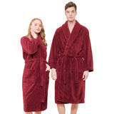 American Soft Linen Super Soft, Absorbent and Fluffy, Unisex Fleece Bathrobe