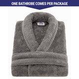 American Soft Linen Unisex Fleece Bathrobe, Super Soft, Absorbent and Fluffy - Wholesale
