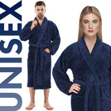 American Soft Linen Unisex Fleece Bathrobe, Super Soft, Absorbent and Fluffy - Wholesale