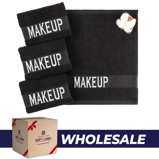 100% Cotton Makeup Remover Face Towels Bulk Pack