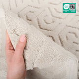 American Soft Linen Meja Bath Rug – 21x34" Decorative Premium Cotton Rug - Bath Mats for Bathroom