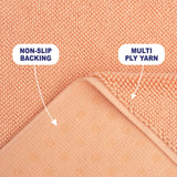 American Soft Linen 100% Cotton Bath Mat Rugs, 20x34 inches Slip Resistant Bottom Base Bath Mats for Bathroom - 35 Set Case Pack