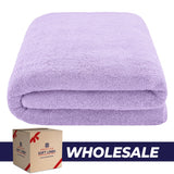 American Soft Linen 40x80 Inch Oversized Bath Sheets, Premium, Soft & Luxury 100% Ringspun Cotton Extra Large Bath Sheet - 12 Piece Case Pack