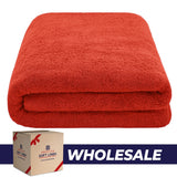 American Soft Linen 40x80 Inch Oversized Bath Sheets, Premium, Soft & Luxury 100% Ringspun Cotton Extra Large Bath Sheet - 12 Piece Case Pack