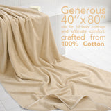 40x80 Inch Premium Bath Sheet OVERSIZED 100% Ring Spun Cotton, Luxury, Maximum Softness, Extra Large Bath Towel