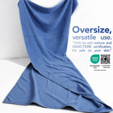 40x80 Inch Premium Bath Sheet OVERSIZED 100% Ring Spun Cotton, Luxury, Maximum Softness, Extra Large Bath Towel