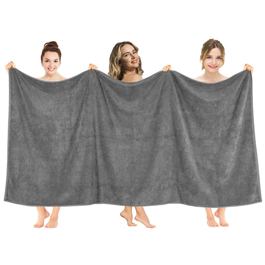 40x80 Inch Premium Bath Sheet OVERSIZED 100% Ring Spun Cotton, Luxury, Maximum Softness, Extra Large Bath Towel