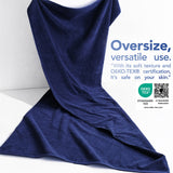 40x80 Inch Premium Bath Sheet OVERSIZED 100% Ring Spun Cotton, Luxury, Maximum Softness, Extra Large Bath Towel