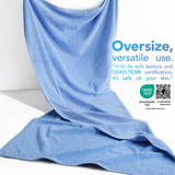 40x80 Inch Premium Bath Sheet OVERSIZED 100% Ring Spun Cotton, Luxury, Maximum Softness, Extra Large Bath Towel