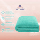 40x80 Inch Premium Bath Sheet OVERSIZED 100% Ring Spun Cotton, Luxury, Maximum Softness, Extra Large Bath Towel