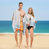 Mediterranean 100% Cotton Turkish Peshtemals, 35" x 60", Modern & Traditional Turkish Bath Towels