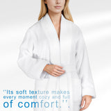 American Soft Linen Luxury Women’s Fleece Bathrobe – Ultra Soft, Warm & Lightweight Plush Robe