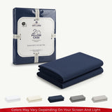 American Soft Linen 100% Cotton Sateen Pillowcase Set (2 Piece) - Soft, Breathable, Hotel Quality Pillow Covers