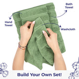 American Soft Linen Single Piece 100% Cotton Turkish Towels with 20 Different Colors, Create Your Set