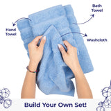 American Soft Linen Single Piece 100% Cotton Turkish Towels with 20 Different Colors, Create Your Set