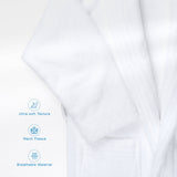American Soft Linen Luxury Women’s Fleece Bathrobe – Ultra Soft, Warm & Lightweight Plush Robe Wholesale