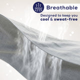 American Soft Linen 100% Washed Cotton Percale Pillowcase Set (2 Pack) – Soft Breathable Pillow Covers