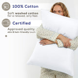American Soft Linen 100% Washed Cotton Percale Sheet Set – Soft Breathable Bedding with Pillowcases