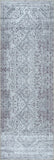 Barny Gray Denim Washable Rug - Clearance