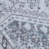 Barny Gray Denim Washable Rug - Clearance