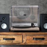 Angels Horn H002-WH Record Player Vintage Vinyl Turntable (White Maple)