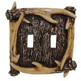 Antler Double Switch Wall Plate, 4 MOQ