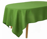 Oval Linen Tablecloth