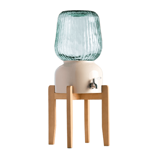 Arte Casa Ceramic Water Dispenser: Ivory Stone