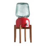 Arte Casa Ceramic Water Dispenser: Terracotta Red