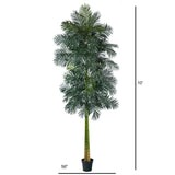 10’ Double Stalk Golden Cane Artificial Palm Tree
