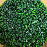 12" UV Resistant Artificial Boxwood Ball (Indoor/Outdoor) - Set of 2