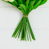 13” Artificial White Tulip Flower Bundle - Set of 20