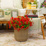 13" UV Daisy Flower Bush Plant (Indoor/Outdoor)- Set of 12