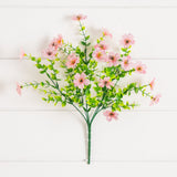 13" UV Daisy Flower Bush Plant (Indoor/Outdoor)- Set of 12